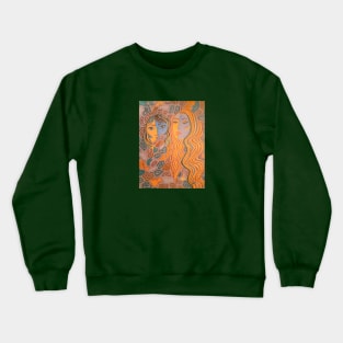 Portrait Of Two Girls 021 Crewneck Sweatshirt